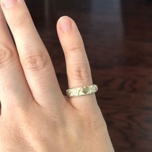 James Avery Flower & Heart Ring | Sterling Silver